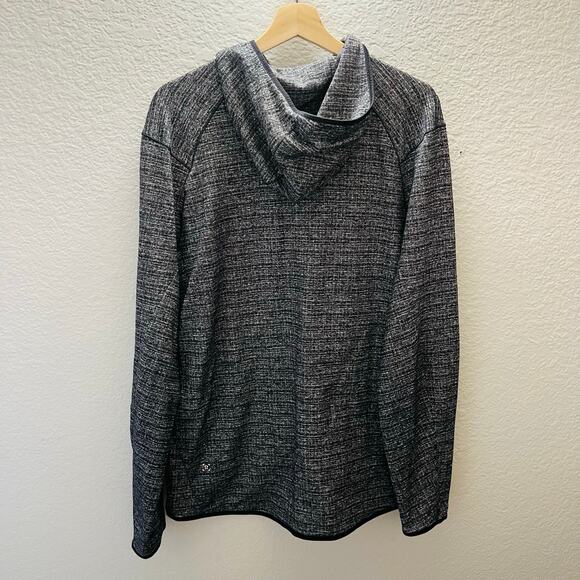 Lululemon Surge Warm Hoodie Men XL Heather Gray Full Zip Running Jacket Slim Fit - Picture 4 of 7